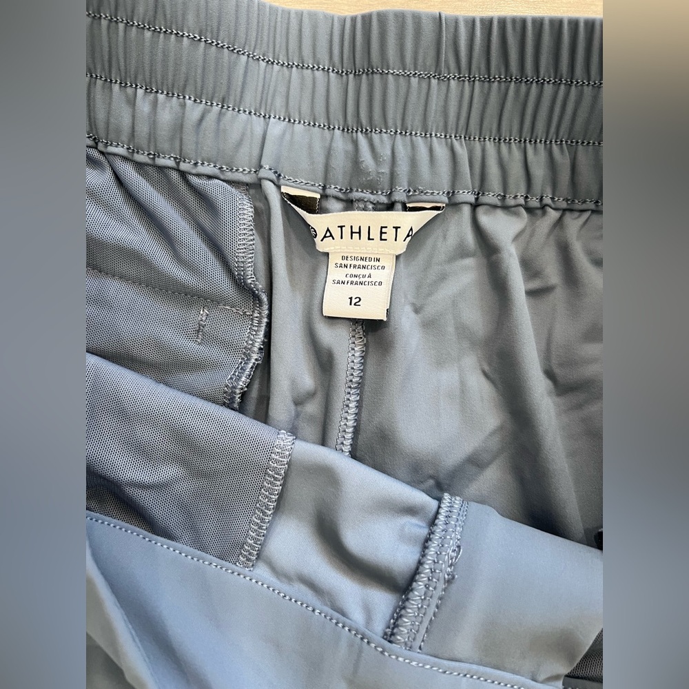 ATHLETA Pinnacle High-Waist Wide-Leg Women's Trousers in Celestial, Size 12 - Picture 5 of 10